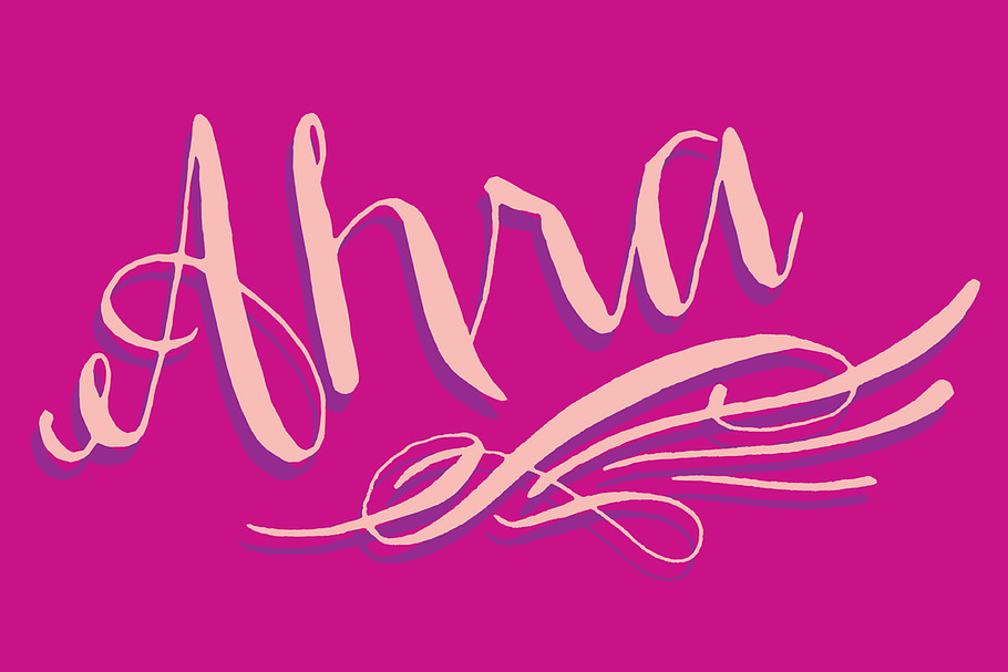 Ahra Family in Script Fonts - product preview 8