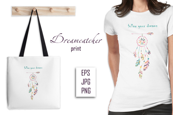 Dreamcatcher collection in Illustrations - product preview 1