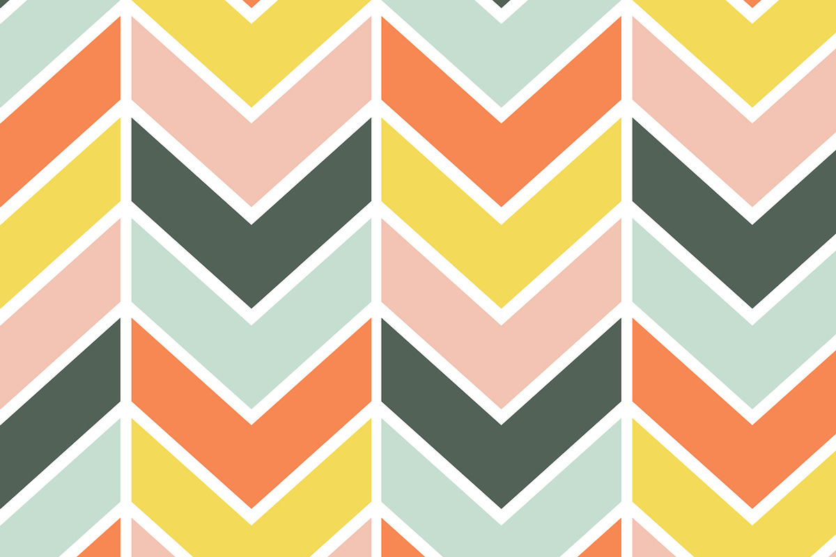 Cheerful Chevron Seamless Pattern in Patterns - product preview 8