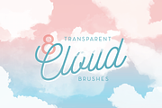 8 Transparent Cloud Brushes