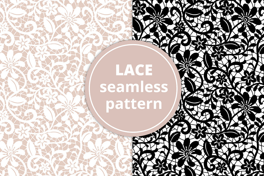 Seamless Lace Pattern in Patterns - product preview 8