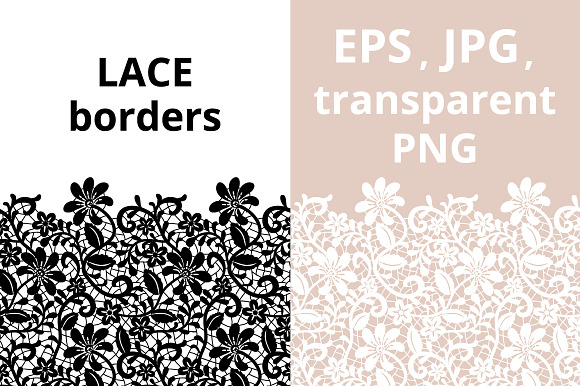 Seamless Lace Pattern in Patterns - product preview 1