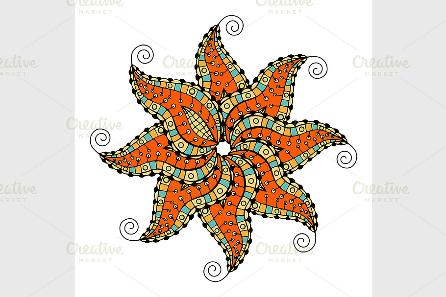 Colored Mandala Pattern in Graphics - product preview 8