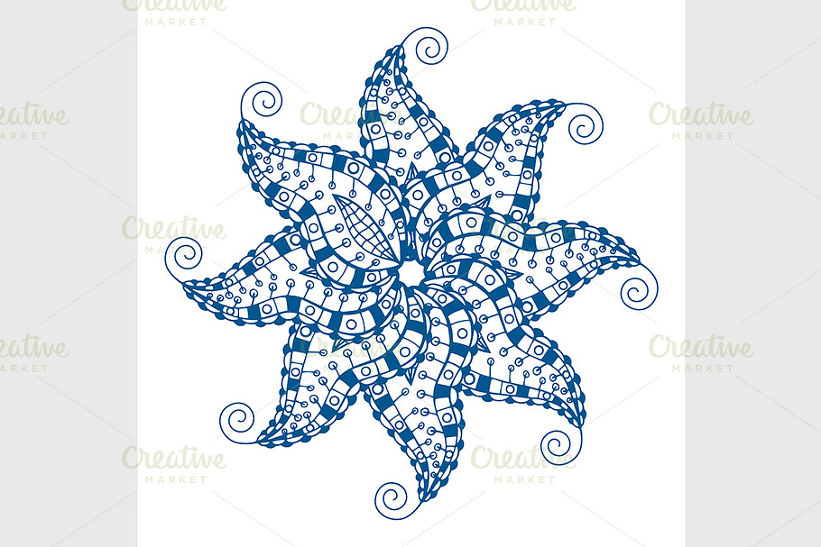 blue abstract ornament in Graphics - product preview 8