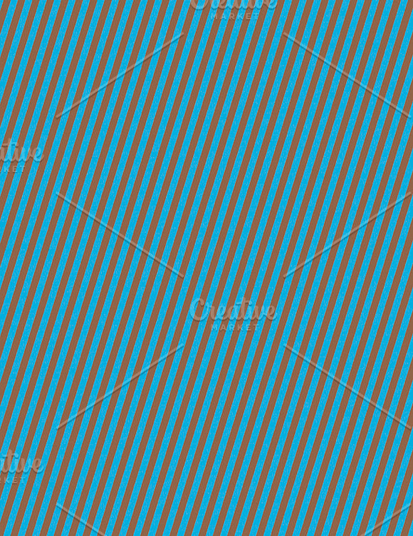 Blue and Brown Graphics Dots Stripes in Patterns - product preview 3