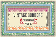 Vintage Borders Pattern Brushes 4