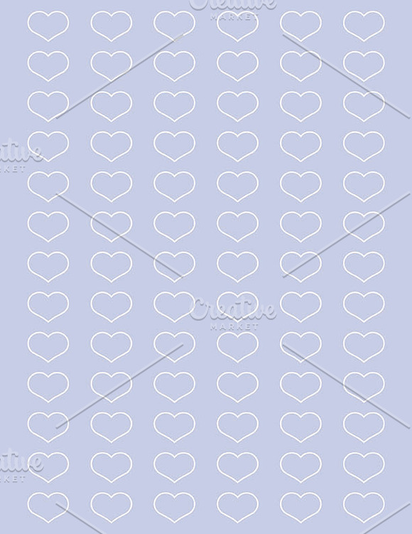 Lavender Valentines Day Papers  in Patterns - product preview 3