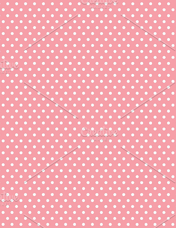 Spring Backgrounds Dots stripes in Patterns - product preview 1