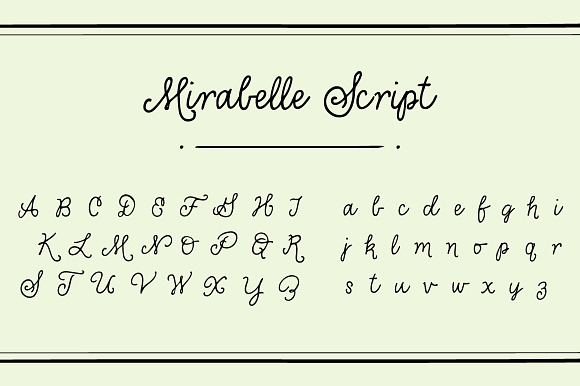 Mirabelle in Display Fonts - product preview 1