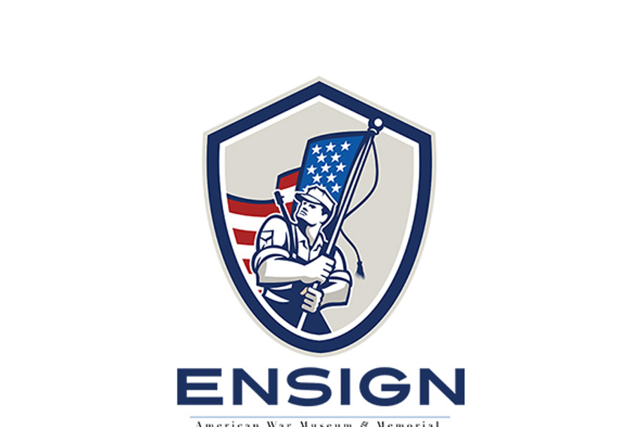 Ensign War Memorial and Museum Logo in Logo Templates - product preview 8