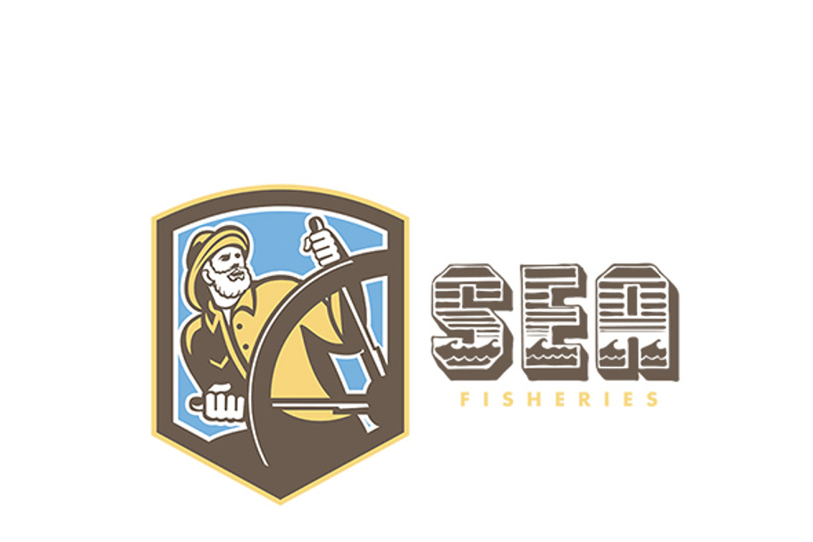 Sea Fisheries Logo in Logo Templates - product preview 8