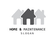 Home & Maintenance Logo Template