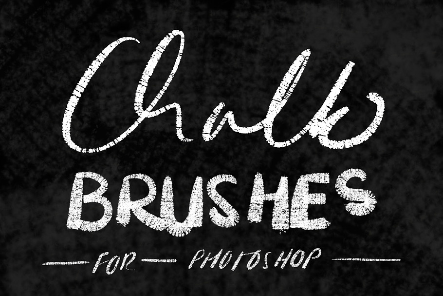 Chalk Brushes for Photoshop in Photoshop Brushes - product preview 8