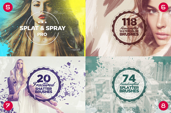 534 Photoshop Brushes Megabundle in Add-Ons - product preview 1