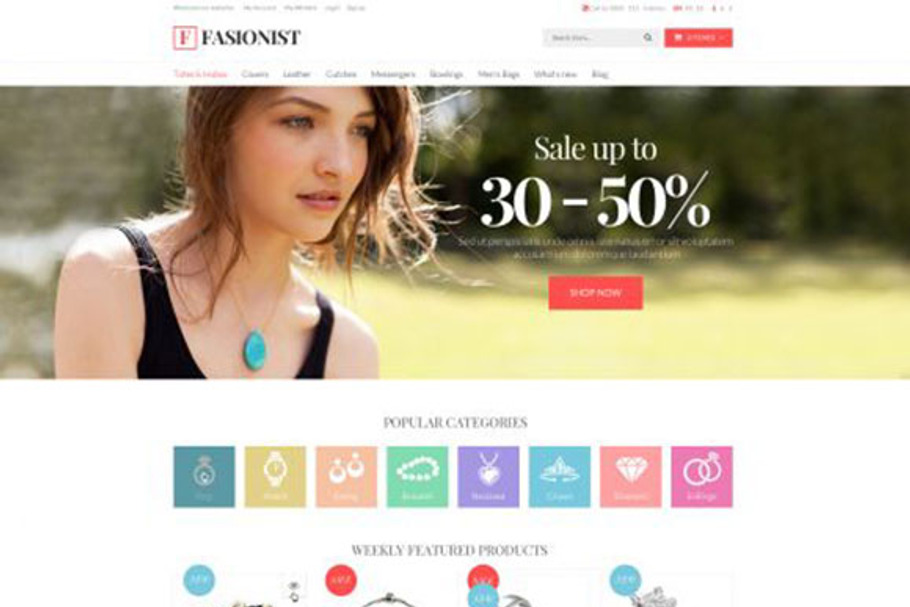 Fashionist Responsive OpenCart Theme in OpenCart Themes - product preview 8