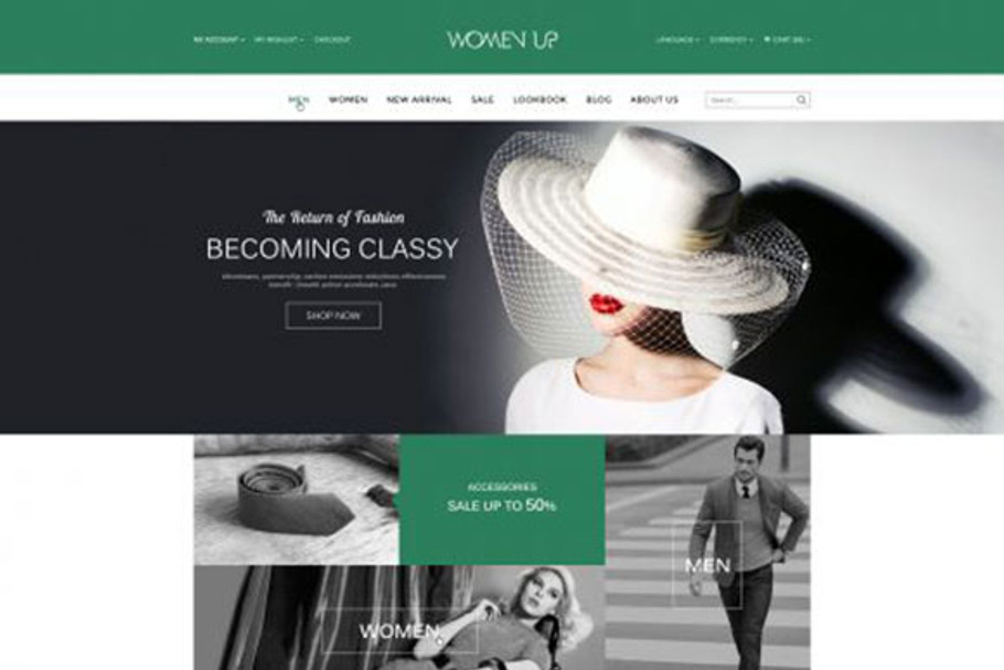 WomenUp Fashion Shopping Theme in OpenCart Themes - product preview 8