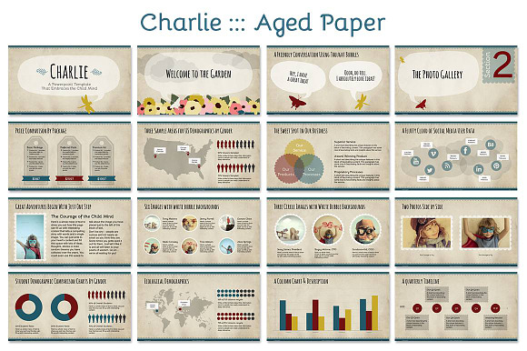 Charlie Powerpoint Template in PowerPoint Templates - product preview 1