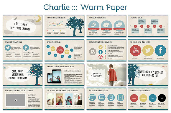 Charlie Powerpoint Template in PowerPoint Templates - product preview 3
