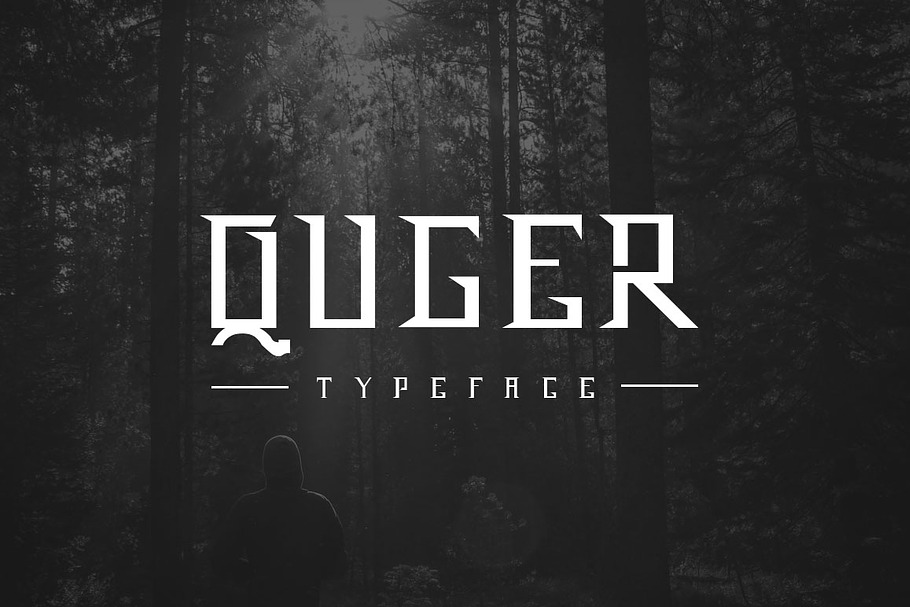 QUGER in Blackletter Fonts - product preview 8