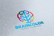 Brain Color Logo