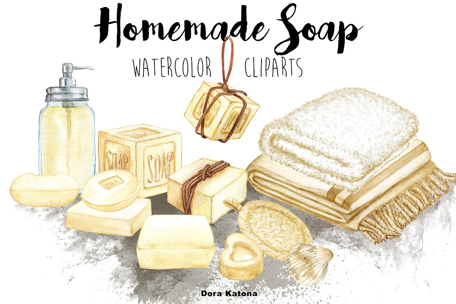 Homemade Soap Clipart