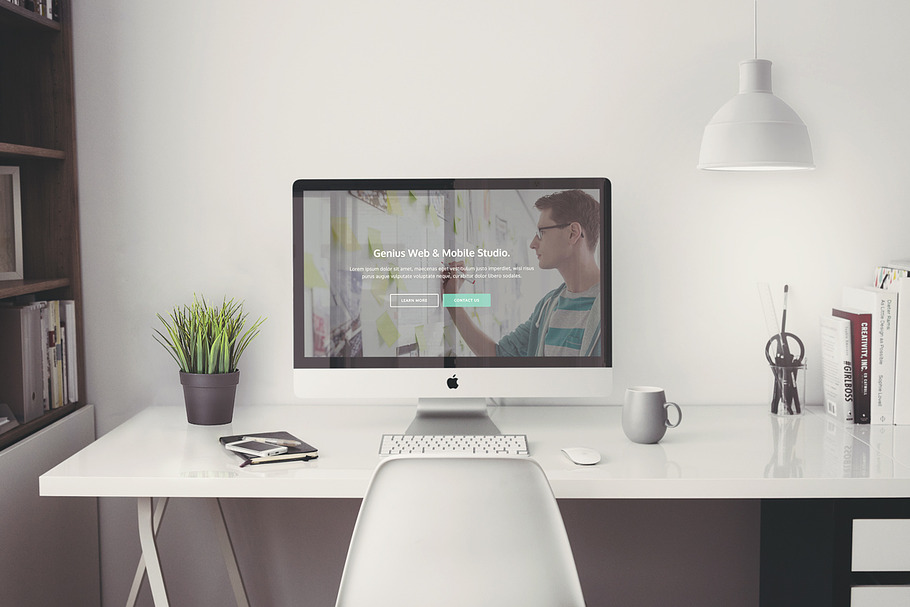 Genius - Minimal HTML Template in HTML/CSS Themes - product preview 8