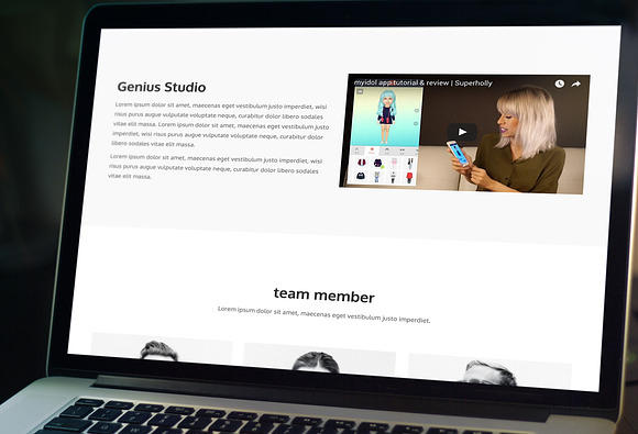 Genius - Minimal HTML Template in HTML/CSS Themes - product preview 2