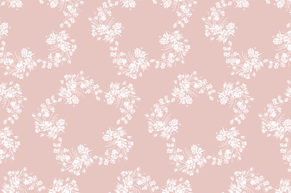 6  vector floral patterns in Patterns - product preview 1