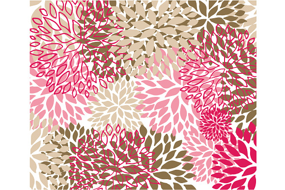 6  vector floral patterns in Patterns - product preview 6