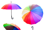 Rainbow umbrellas