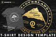 T-Shirt Design Template - 001