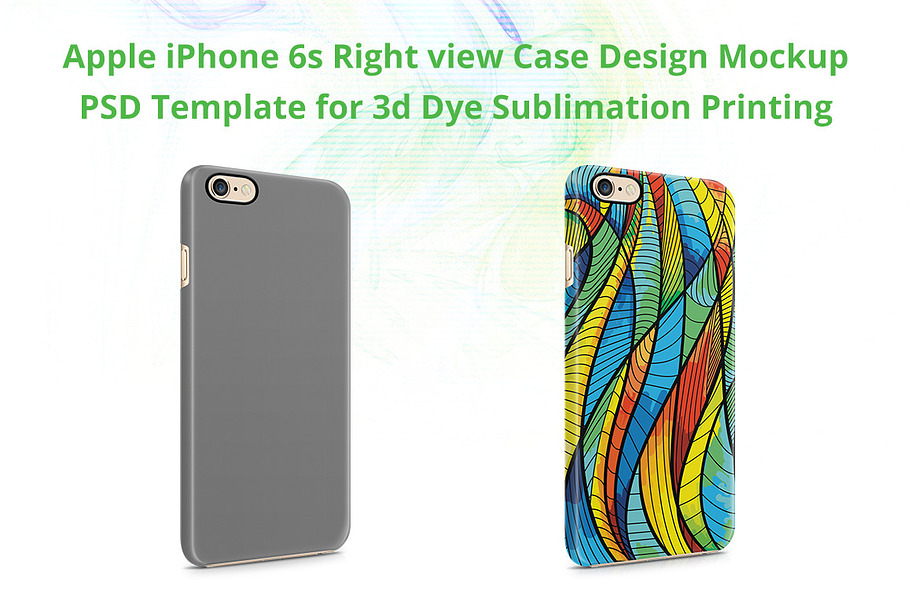 iPhone 6s 3d IMD Case Mockup Right
