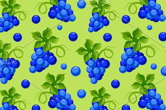 Juicy fruit seamless patterns in Patterns - product preview 1