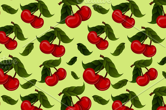Juicy fruit seamless patterns in Patterns - product preview 2