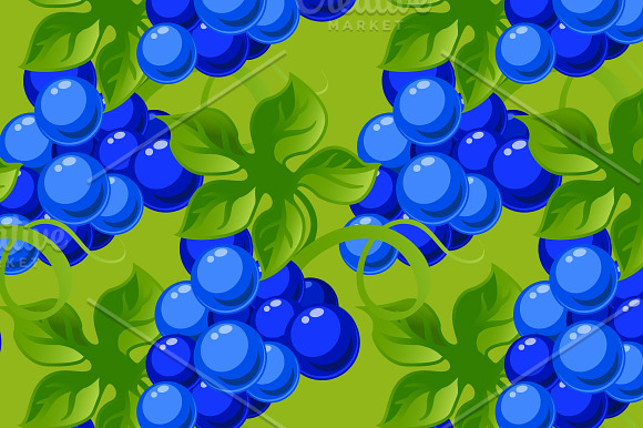 Juicy fruit seamless patterns in Patterns - product preview 5