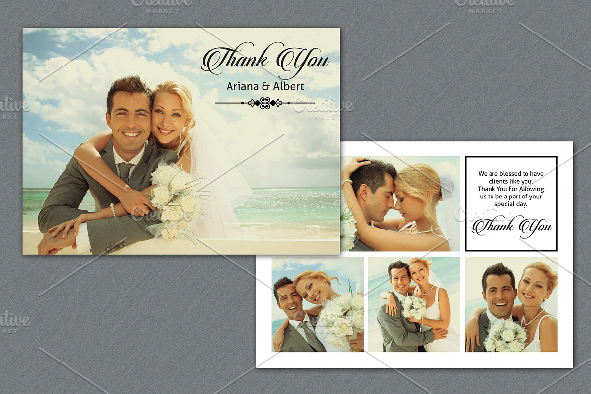 Photographer Thank You Card-V246 in Flyer Templates - product preview 8