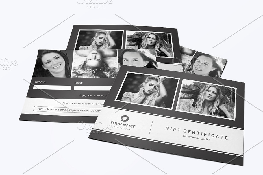 Photography Gift Certificate Templat in Templates - product preview 8