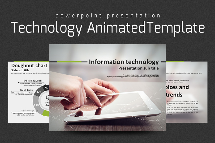 Technology Animated template in PowerPoint Templates - product preview 8