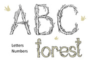 Alphabet forest.