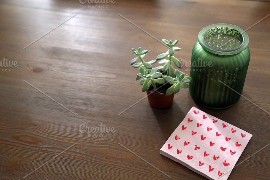 Wooden Tablescape in Graphics - product preview 8