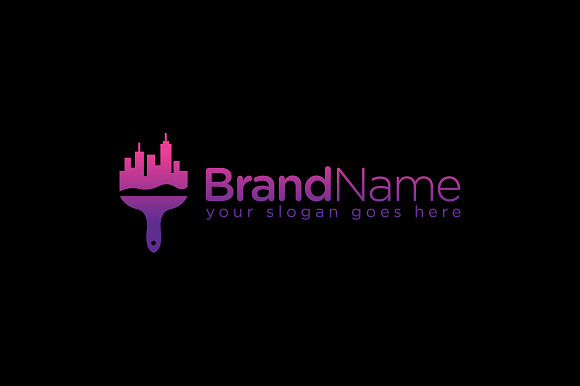 Urban Paint Service Logo in Logo Templates - product preview 2