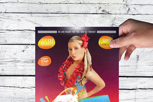 Club Party Time Flyer Template V03