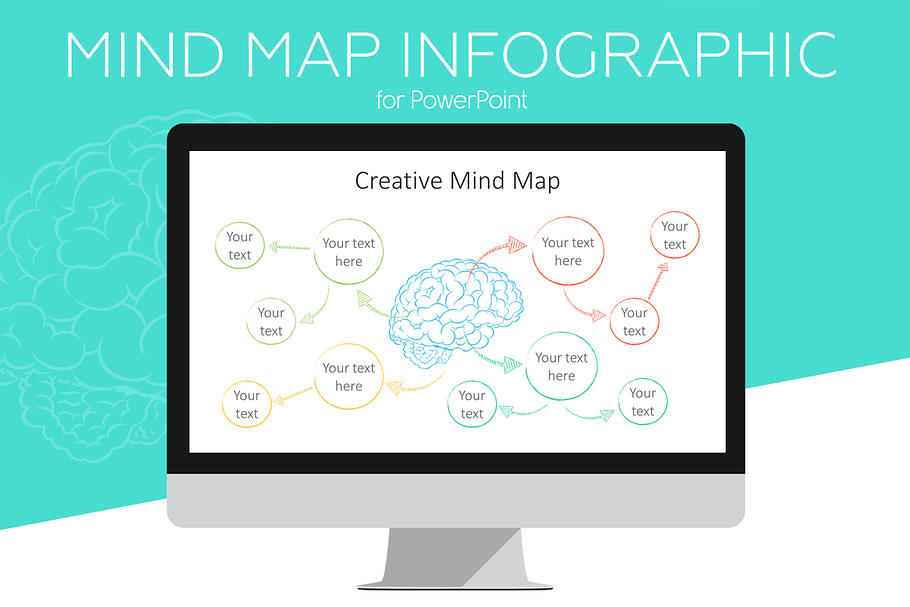 Mind Map Infographic for PowerPoint in PowerPoint Templates - product preview 8