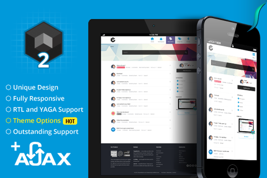 Cube - Ajax Vanilla 2 Theme in HTML/CSS Themes - product preview 8