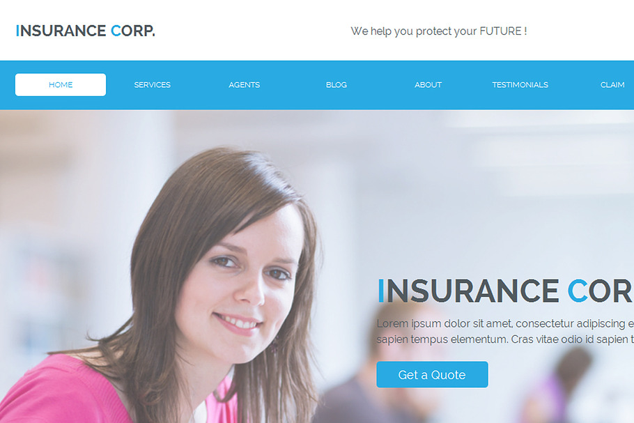 Insurance Corp Muse Template