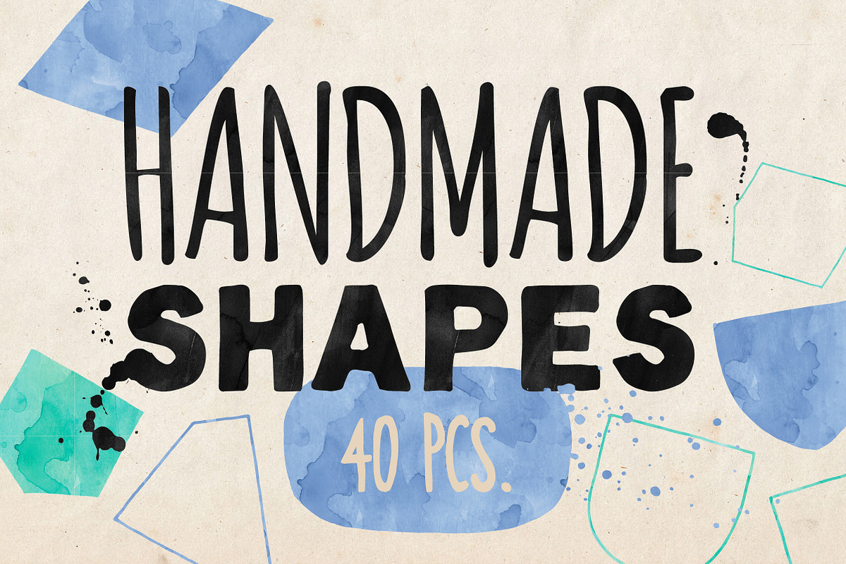 Hand drawn vector shapes - II. in Illustrations - product preview 8