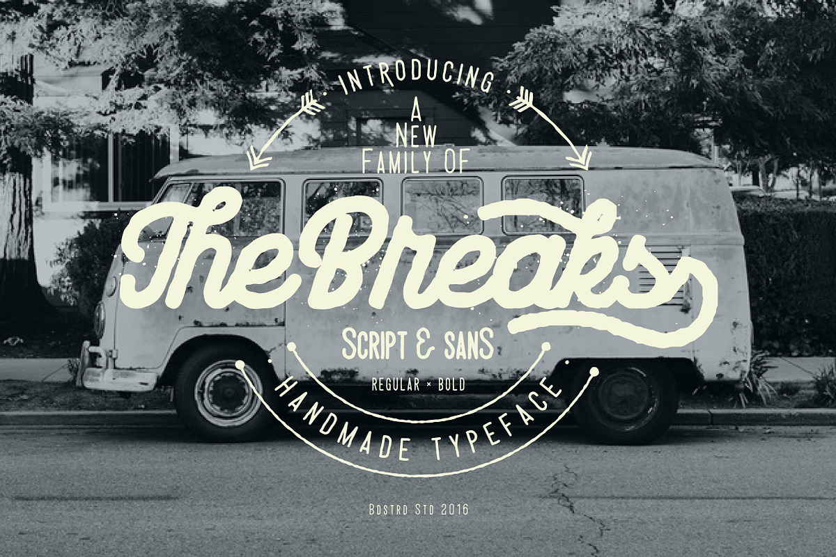 The Breaks in Display Fonts - product preview 8
