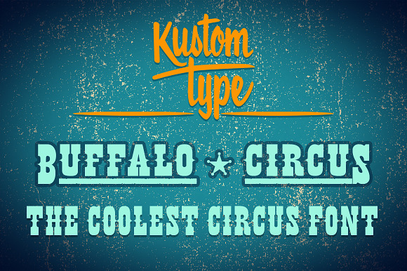 Buffalo Circus Font in Serif Fonts - product preview 3