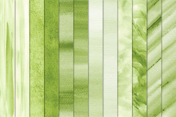 Green Watercolor Texture Backgrounds in Textures - product preview 1