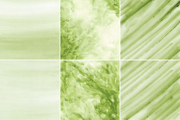 Green Watercolor Texture Backgrounds in Textures - product preview 3